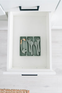 Children Utensil Drawer Organizer Set - Sage