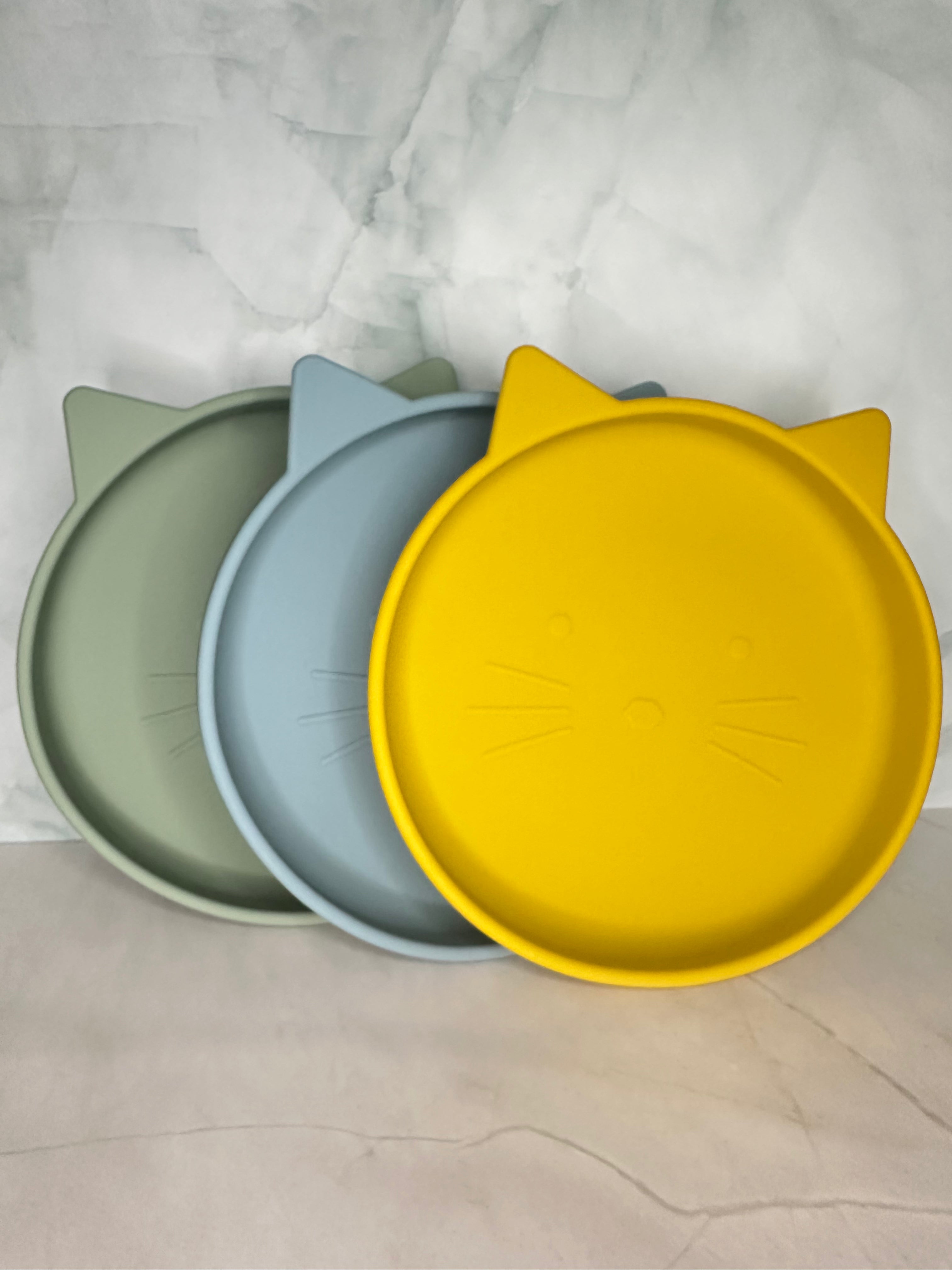 Toddler Plate with Suction - Mustard