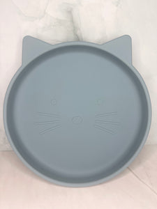 Toddler Plate with Suction - Blue