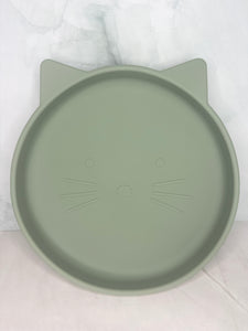 Toddler Plate with Suction - Sage