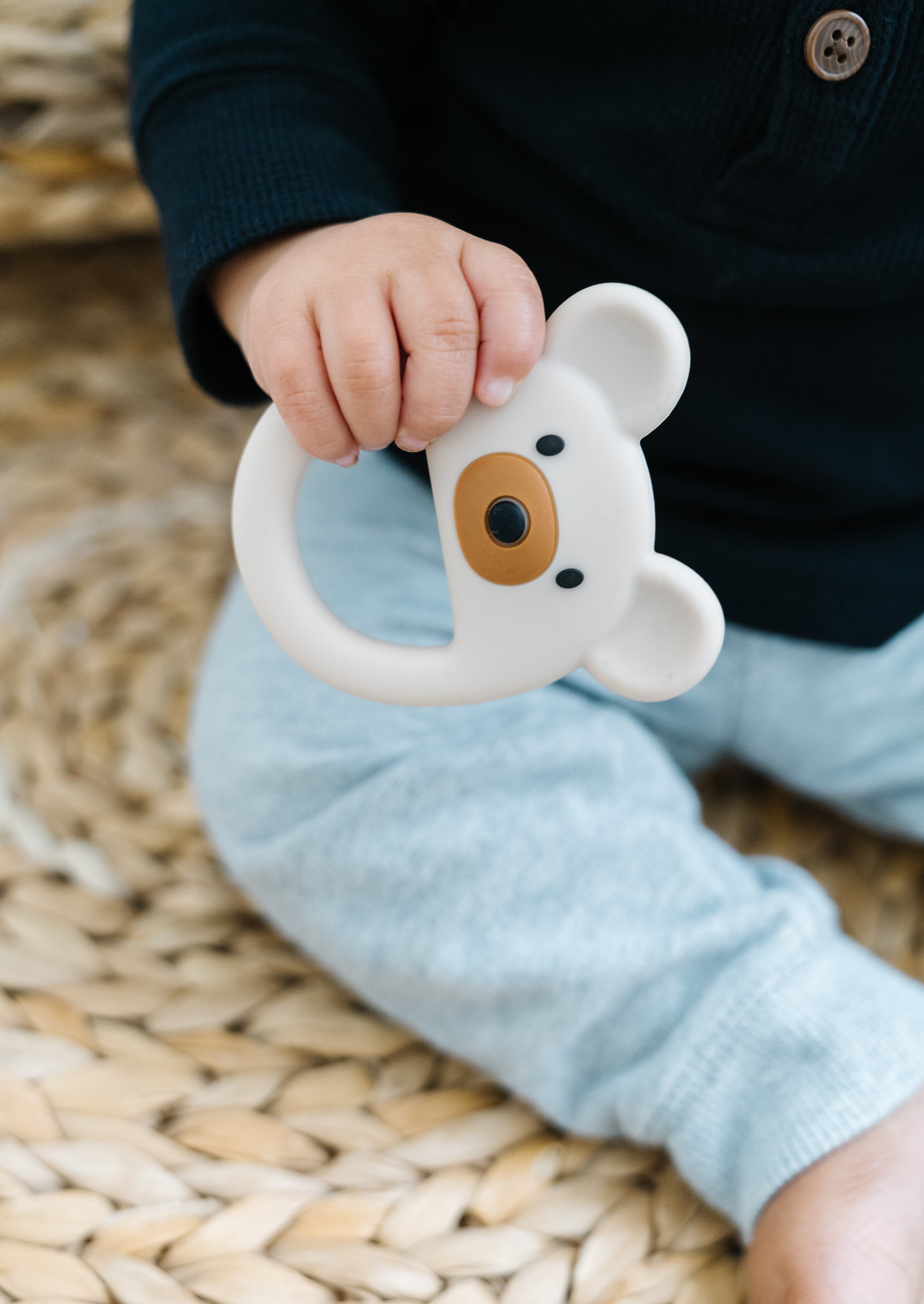 Bear Face Baby Teething Toy